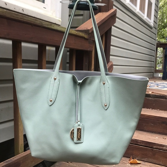 bebe Handbags - NWOT Bebe Light Teal Tote Handbag